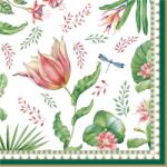 Easy Life Papírszalvéta 33x33cm, Botanic Chic, 20db-os