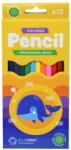 BLUERING Színes ceruza készlet, hatszögletű Bluering® 12 klf. szín , Bálnás - iroszer24