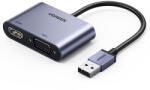 UGREEN USB konverter adapter - HDMI 1.3 (1920 x 1080 @ 60Hz) + VGA 1.2 (1920 x 1080 @ 60Hz) szürke (cm449)