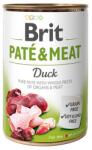 Brit 400g Brit Pate and Meat Duck conserva rata bucati carne si pate