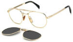 David Beckham DB 1082/G/CS RHL/M9 52 Férfi szemüvegkeret (optikai keret) clip-on napszemüveg előtéttel (DB 1082/G/CS RHL/M9)