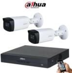 DAHUA 2 kamerás 5 MP kamera rendszer szett 80 méter éjjellátással