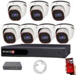 Provision-ISR 7 dome biztonsági kamerás IP kamera rendszer 2MP