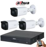 DAHUA 3 kamerás 5 MP kamera rendszer szett 80 méter éjjellátással