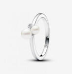 Pandora - Dupla kezelt édesvízi tenyésztett gyöngyös gyűrű (193156C01-56)