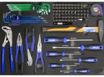 SP Tools Tálcás SP Tools "M" Kiegészítő Fogó-Kalapács-Csavarhúzó készlet 97db-os (SP00522)