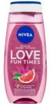 Nivea Love Fun Times grépfrútillatú frissítő tusfürdő 250 ml