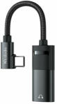 Mcdodo Adapter USB-C do AUX mini jack 3.5mm + USB-C, Mcdodo CA-1880 (czarny)