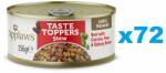Applaws Taste Toppers conserve tocana caini, cu carne de vita, morcovi si mazare 72x156 g