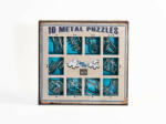 Eureka 10 Metal Puzzle Set - kék Level 1-3 - Cast - fém ördöglakat