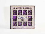 Eureka 10 Metal Puzzle Set - lila Level 1-3 - Cast - fém ördöglakat