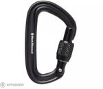 Black Diamond LITEFORGE SCREWGATE karabiner, fekete