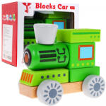 Inlea4Fun Locomotivă din lemn - Inlea4Fun BLOCKS CAR (RA-ZDR.HP-4103.TR)