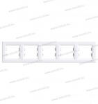 Schneider Electric Schneider SE EPH5800521 ASFORA Ötös keret, vízszintes, fehér (EPH5800521)