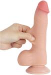 Lovetoy 8'' Sliding Skin Dual Layer Dong Flesh I_B15O50_3 Dildo