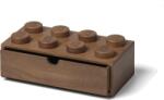 LEGO® fa asztali doboz 8 fiókkal (sötét fa) (SL40210902)