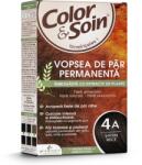 Color & Soin Vopsea de par fara amoniac, fara silicon, saten rece, 4A, Color&Soin