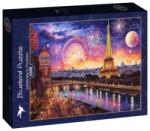 Bluebird Puzzle 1000 db-os puzzle - Landscape In Pointillism (90655) (90655)