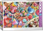 EUROGRAPHICS 1000 db-os puzzle - Ice Cream Party (6000-5699) (6000-5699)