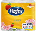 Perfex barack illatú WC papír hófehér - 3 rétegű 24 tekercses (5999860406891)