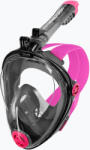 AQUA-SPEED Mască facială completă de snorkeling AQUA-SPEED Spectra 2.0 neagră/roz