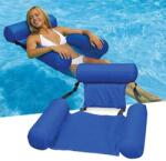 VG Vízen lebegő felfújható úszó fotel, 90 x 60 x 60 cm, kék (14430)