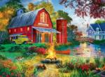 EUROGRAPHICS 6000-5527 - Campfire by the Barn, Dominic Davison - 1000 db-os puzzle
