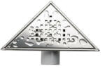 SAY Kackar háromszög zuhanyszifon RM 17, 5x17, 5 cm (fém)
