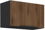 TEMPO KONDELA Dulap superior, nuc okapi/negru, MENZO 60 GU-36 1F