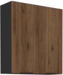 TEMPO KONDELA Dulap superior, nuc okapi/negru, MENZO 80 G-90 2F