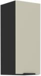 TEMPO KONDELA Dulap superior, caşmir/negru, ARAKA 30 G-72 1F