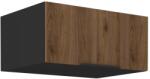 TEMPO KONDELA Dulap superior, nuc okapi/negru, MENZO 80 NAGU-36 1F