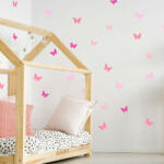  Rózsaszín pillangók - falmatricák lányoknak (4165)