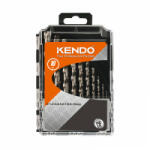 Kendo Csigafúró készlet 1-10mm HSS-G 10r. köszörült KENDO