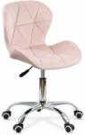 Chairs ON Scaun de birou din catifea OFF 334 Roz