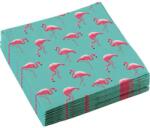 Amscan Flamingó szalvéták 20db 33x33cm - Amscan (9903328)