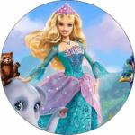 Pictu Hap Ehető papír Barbie és elefánt 19, 5 cm - Pictu Hap (pic9000935_kruh)