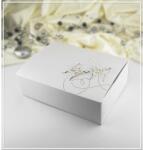 dortis Esküvői szívesség doboz gyöngyház pillangó mintás (18, 5 x 13, 5 x 5, 8 cm) - dortis (DR-K20-0200-02)