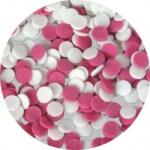Dekor Pol Rózsaszín és fehér cukorkonfetti 40g - Dekor Pol (5004cer)