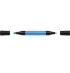 Faber-Castell Dual marker albastru ultramarin Pitt Artist Pen FABER-CASTELL (12924)