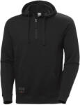 Helly Hansen ESSENTIAL 1/4 CIPZÁRAS KAPUCNIS PULÓVER, fekete, S (79330_990-S)