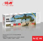 ICM Acrylic paint set for US Helicopters 6 x 12 ml (3026)