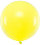 Partydeco lufi 24" (60cm-es) léggömb, Sárga (LUFI449949)