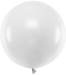 Partydeco Lufi 24" (60cm-es) léggömb, Fehér (LUFI548453)