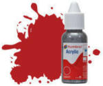Humbrol Acrylic Paint No 153 Insignia Red Matt, Dropper Bottle 14 ml (DB0153)