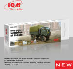 ICM Acrylic Paint Set for WWII Military vehicles of Britain 6 x12 ml (3052)