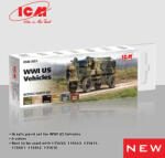 ICM Acrylic Paint Set for WWI US military vehicles 6 x12 ml (3051)