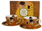 Duo Gift D. G. 24043 Porceláncsésze+alj 300ml, 2 személyes, dobozban, Klimt: The Kiss (59o2693924o43)