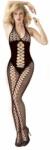 Passion Labs Bodystocking Elisa Crotchless, black, S-L