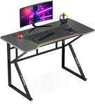 Huzaro Gamer asztal minőségi Számítógépasztal Hero 1.6 Fekete (HERO-16-BLACK)